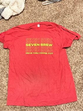 Seven Brew Red Graphic Tee